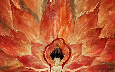 哪吒 魔童闹海 火莲花 4k 手机 壁纸 竖屏 手机壁纸
