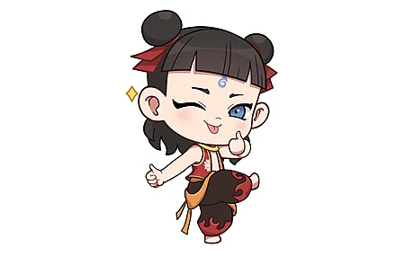 哪吒 简约 可爱 Q版 4K 壁纸 魔童闹海 4K壁纸