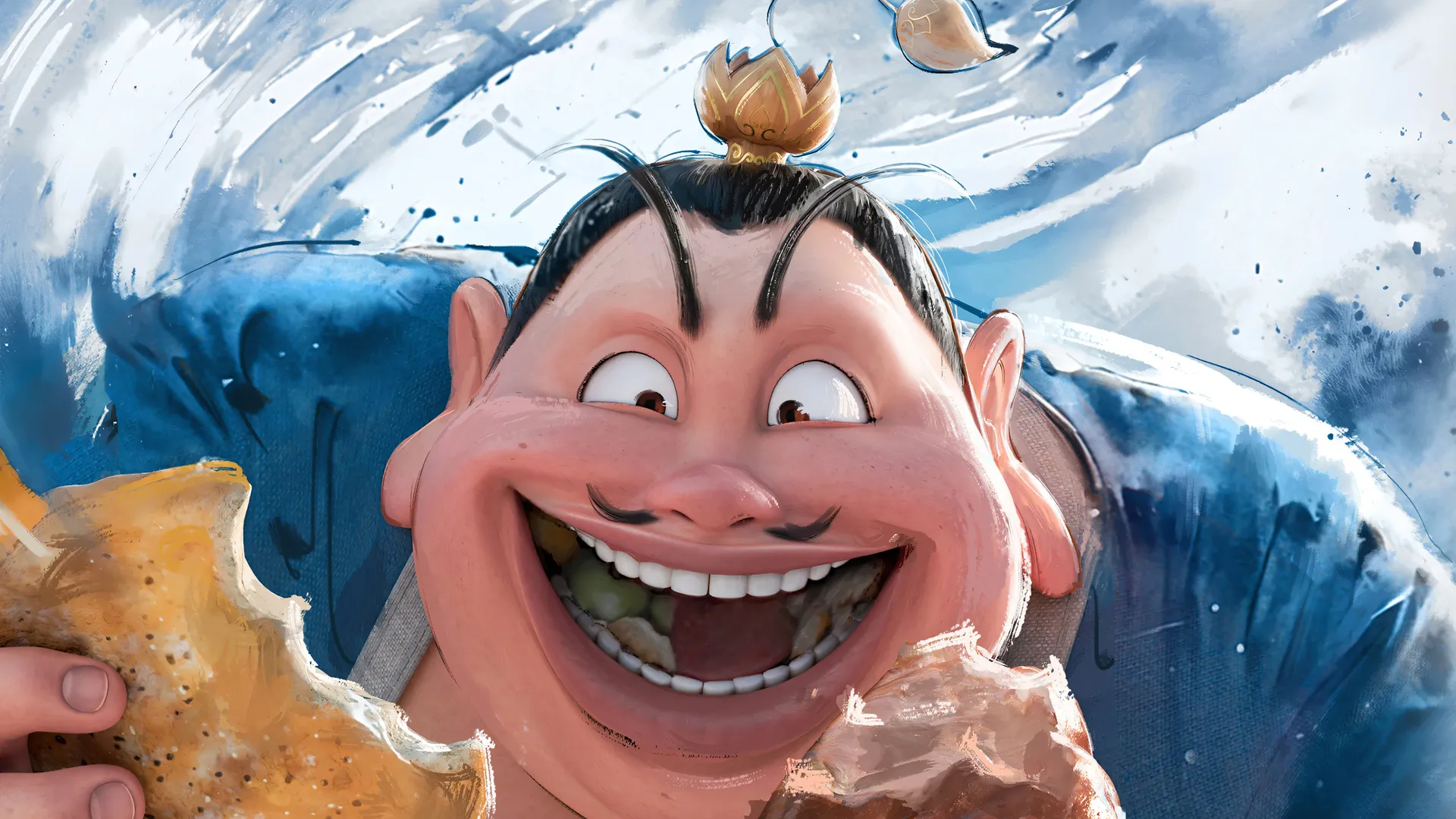 太乙 真人 哪吒 魔童闹海 水墨 电脑 高清 壁纸 2K壁纸