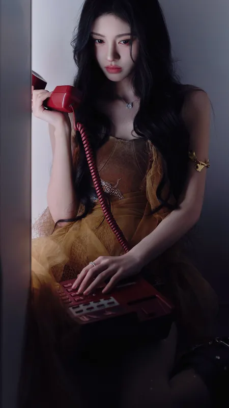 电话 靓丽 美女 鞠婧祎 4k 手机壁纸 手机壁纸 1080P壁纸