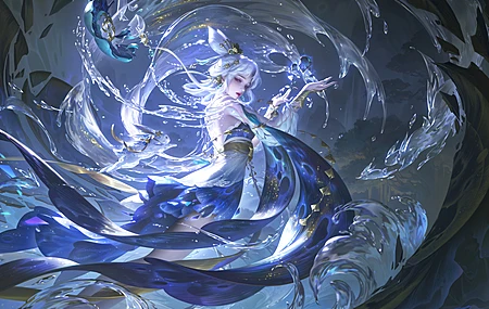 王者荣耀 嫦娥 器灵 落星盏 游戏 2K壁纸