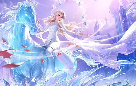 王者荣耀 甄姬 雪境奇遇 游戏 2K壁纸