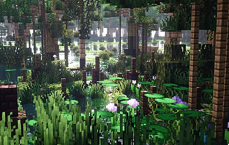 我的世界 视频 游戏 阳光 屏幕截图 水 树木 自然 CGI 树叶 像素 4K壁纸