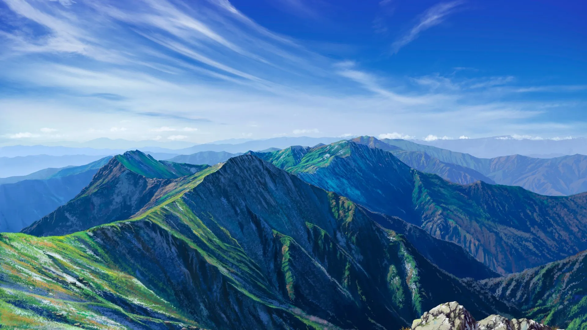 山 自然 天空 云 景观 户外 4K壁纸