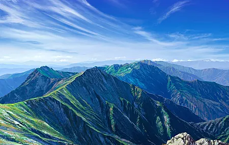 山 自然 天空 云 景观 户外 4K壁纸