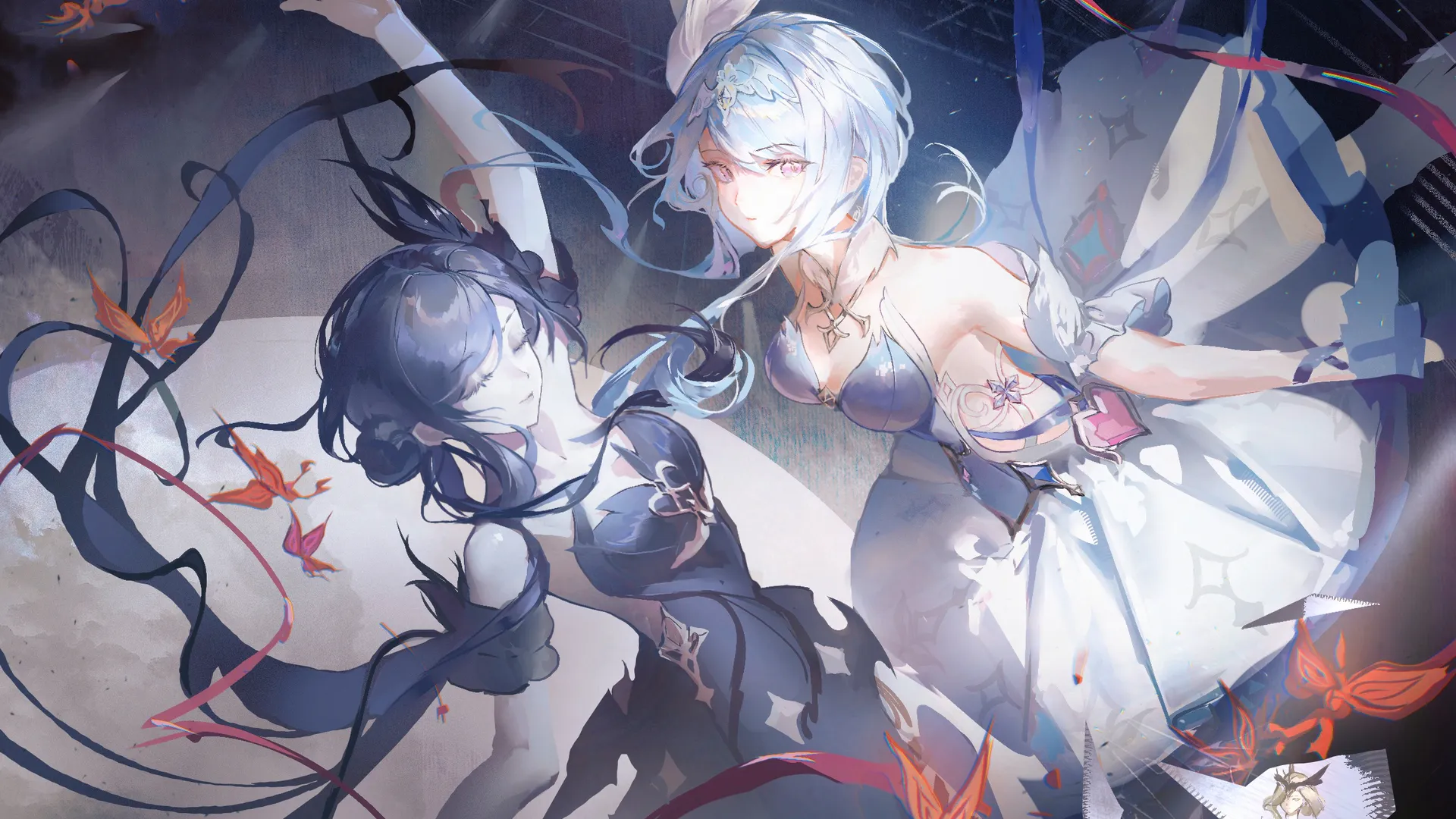 原神 奥黛塔 芭蕾少女 冰系单手剑角色 1080P壁纸