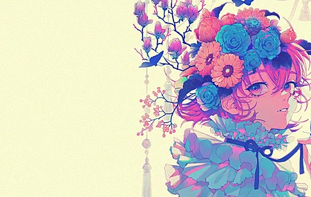 粉色 原创角色 动漫少女 二次元女孩 4K壁纸