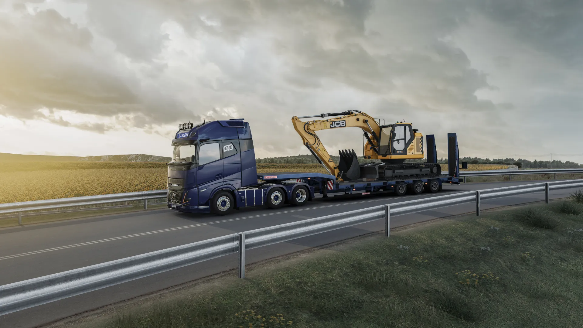 沃尔沃 FH16 Aero 卡车 卡车 PC 游戏 卡车模拟 2 JCB 工程机械 8K壁纸