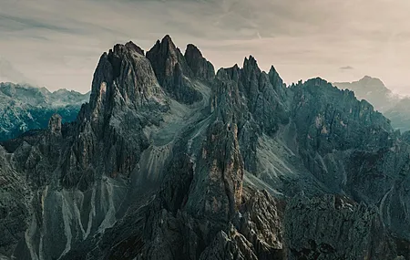 风景 岩石 自然 群山 4K壁纸